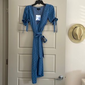 Majorelle Wrap Dress